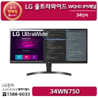 [LG B2B] LG 울트라와이드 모니터 34인치 WQHD 해상도(3440x1440) - 34WN750