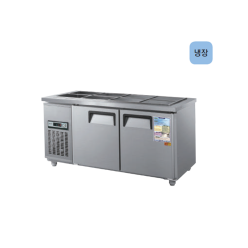 [보급형]우성 일반 찬밧드 냉장고 1500(5자,냉장) WS-150RB 직냉식 (메탈,올스텐,아날로그,디지털)