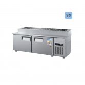 [보급형]우성 일반 토핑 테이블 냉장고 1800(6자,냉장) WS-180RBT[15] 직냉식 (메탈,올스텐,아날로그,디지털)