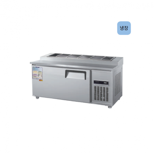[보급형]우성 일반 김밥 테이블 냉장고 1200(4자,냉장) WS-120RBT[10] 직냉식 (메탈,아날로그,디지털)