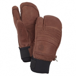 [HESTRA/헤스트라] GLOVE  Leather Fall Line 3 finger (BROWNE) 삼지