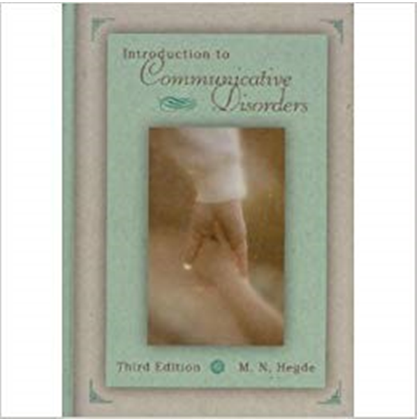 중고원서 Introduction to Communicative Disorders 3rd (Third) edition : M. N. Hegde 햇지원서 (택1)